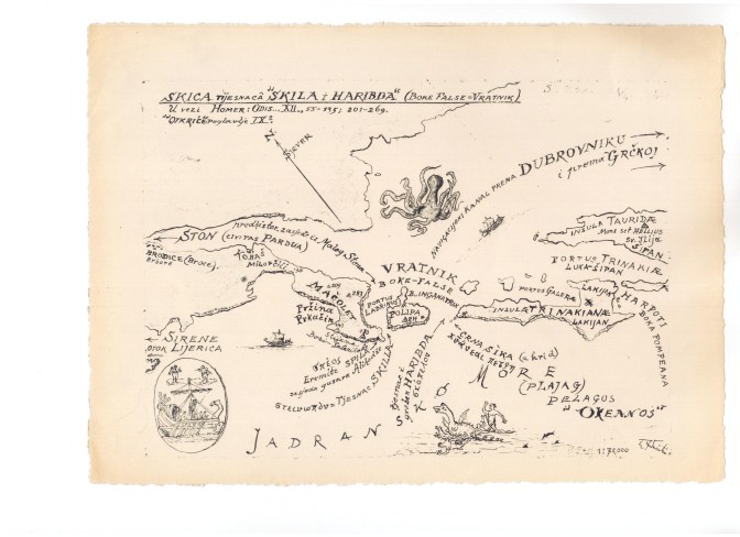 108. Tjesnaci Scila i Harobda u Elafitima, ilust. A. Vučetić