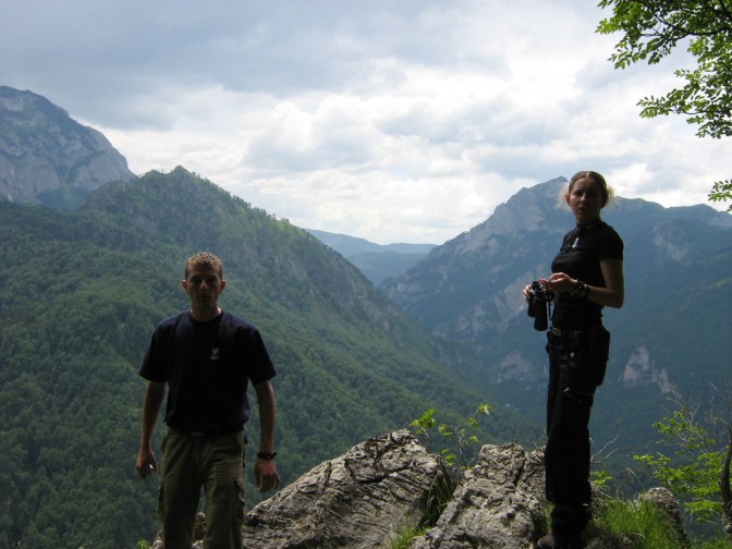 Iznad prašume Perućica