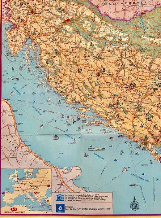 Predratna trajektna linija iz Ploča za Ankonu